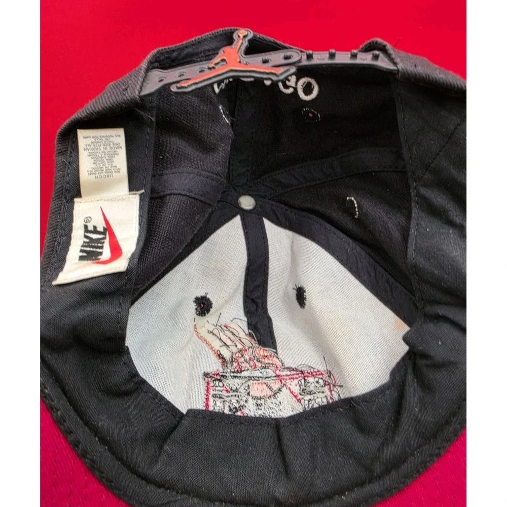 VINTAGE Nike Michael Jordan's The Restaurant Hat 90s Snapback Jumpman